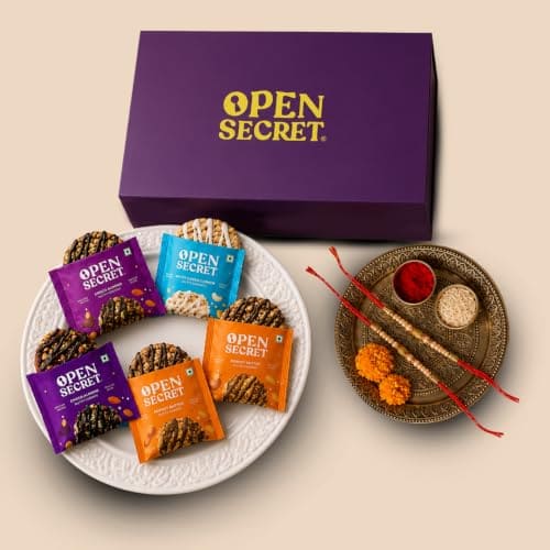 Open Secret Rakhi Set for Brother | Combo of 8 | Rakhi Gift ...