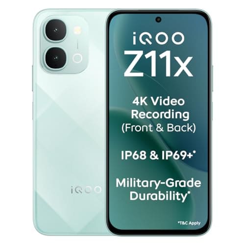 iQOO Z11x 5G (Prismatic Green, 8GB RAM, 128 GB Storage)