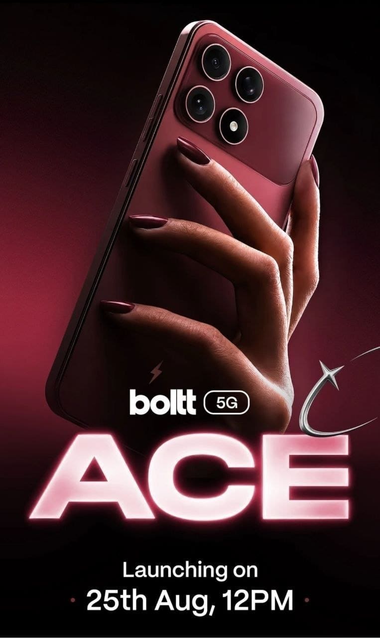 boltt Smartphones are arriving on 25th August 12pm! 📱⚡