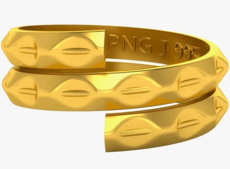 PNG Jewellers 3 gm Vedhani Gold Ring 24 kt (995) at ₹46,191 with PNB CC