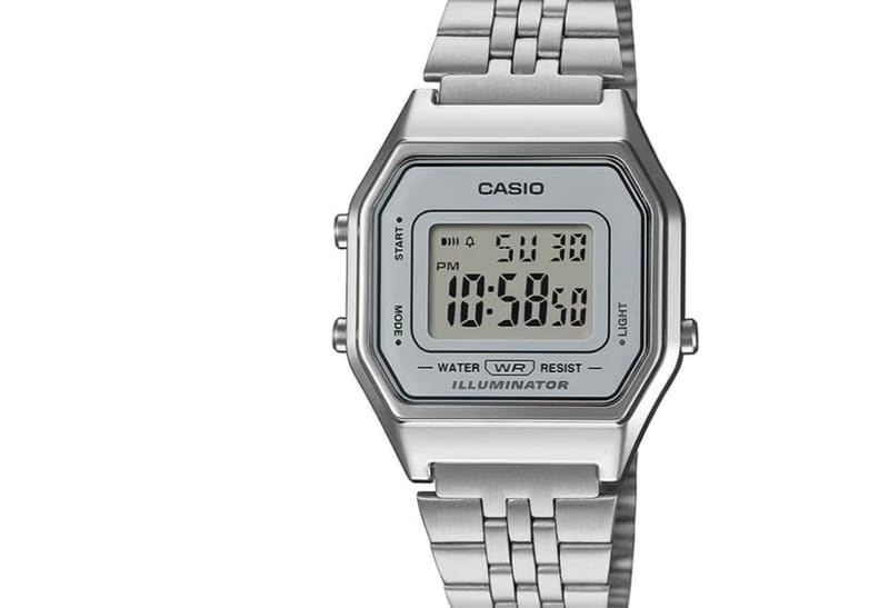 Casio Vintage Digital Clear Dial Women @2105.