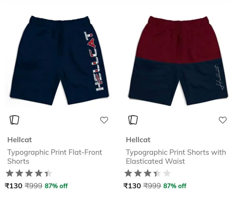 AJIO: USPA & Hellcat and More Upto 83% Off