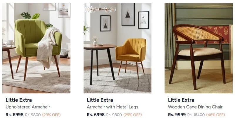 Myntra | Buy Dining chair starting at 6998/-🔥