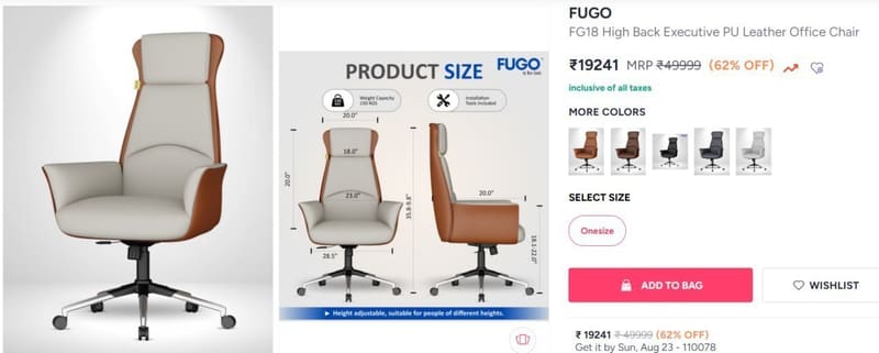 Myntra | Buy Study Chair starting