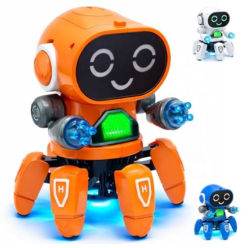 🛍️ VGRASSP Bot Robot Pioneer Colorful Lights and Music All Direction Movement Dancing Robot Toys for Boys and Girls (Color as per Stock Availability)