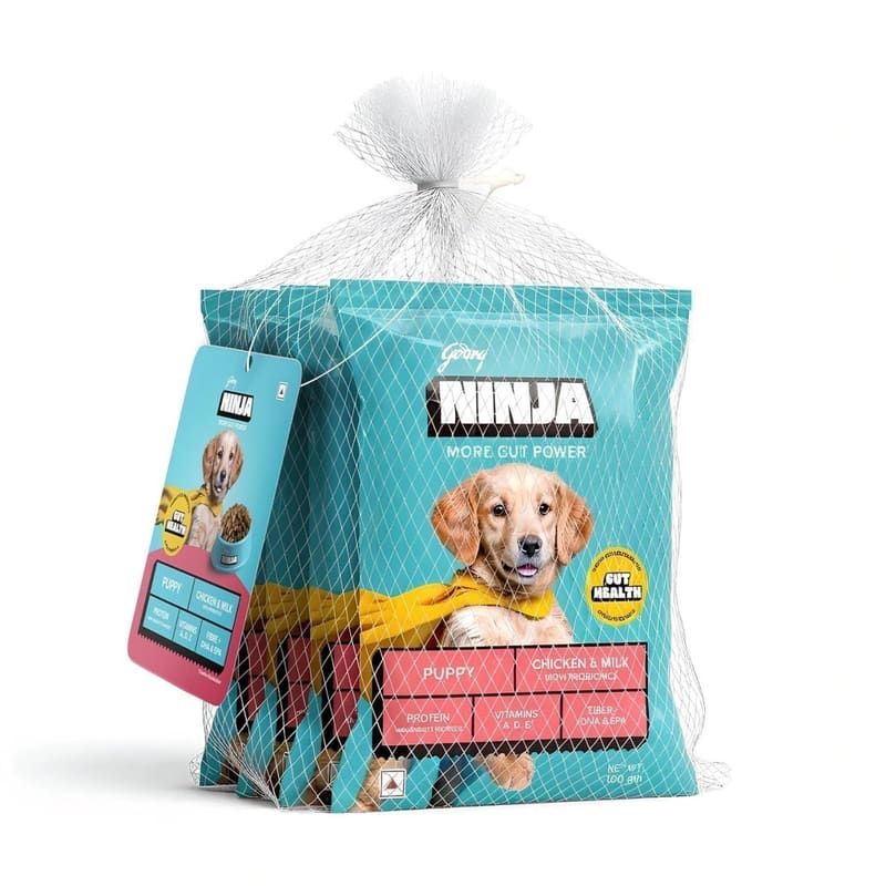 Amazon | 51% Off - Godrej Ninja Puppy Dry Dog Food, Pack Of 4 At Rs.48