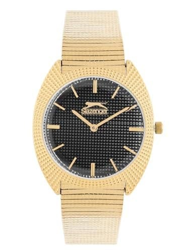 SLAZENGER Black Round dial 3Hands Analog Watch for Women -SL...
