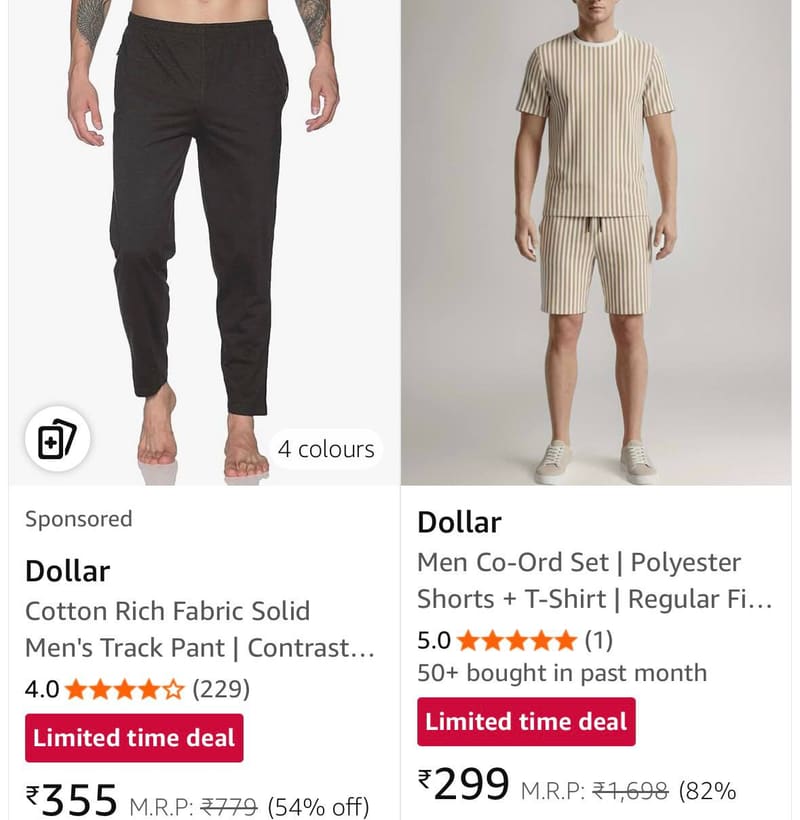Dollar Men Co-Ord Set @299.