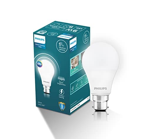 Philips 9W Motion Sensor B22 LED Bulb | Motion Sensor Light ...