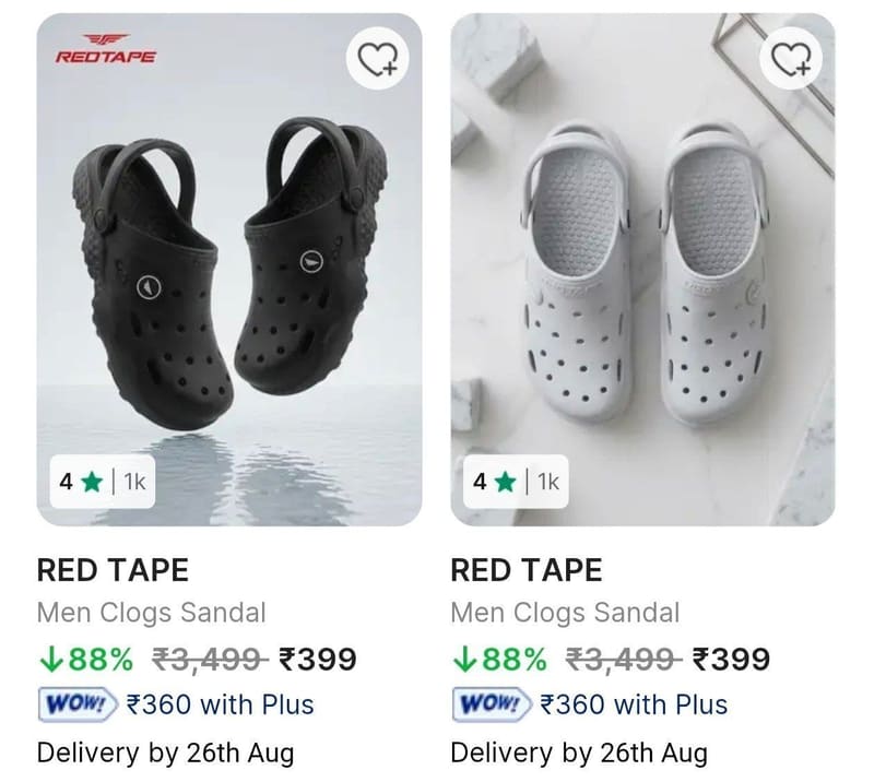 Flipkart | Upto 88% Off On Red Tape Men's Footwears 🔥