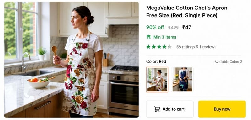 💥 Loot: Apron Only ₹47