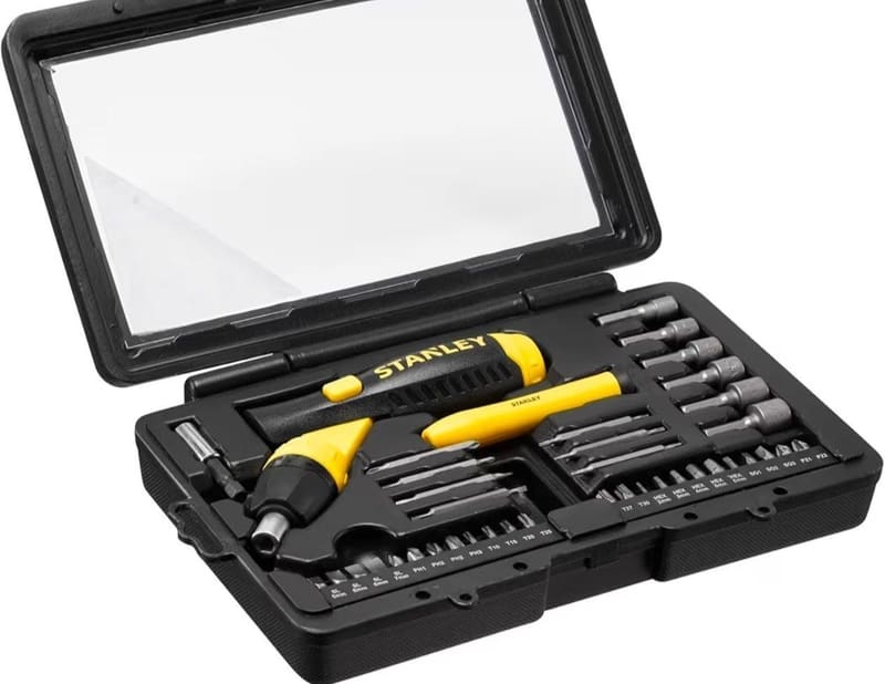 Pistol Grip Ratchet Screwdriver Set at ₹1023.