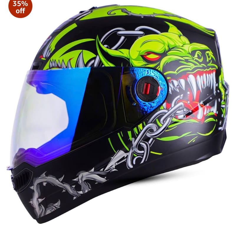Steelbird SBA-1 Angry Dog Full Face Graphic Helmet @2599.