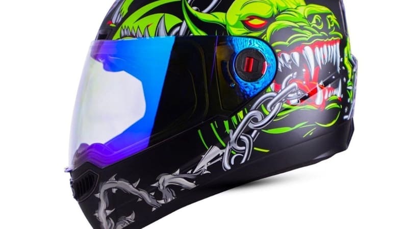 Steelbird SBA-1 Angry Dog Full Face Graphic Helmet