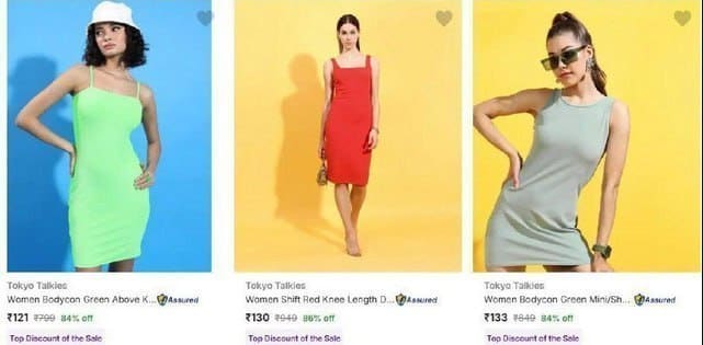 Flipkart | Upto 88% Off Tokyo Talkies Women's Clothing.