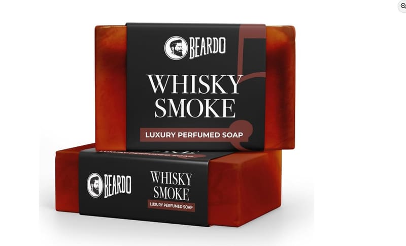 Amazon | 🔥  Beardo Whisky Smoke Perfumed Luxury Soap for Men, 75g @ ₹49