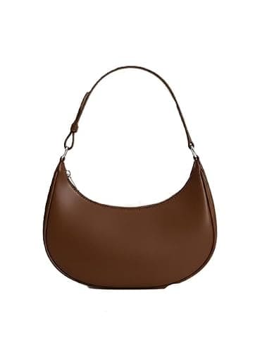 🛍️ Vitach Self Design CHAND BROWN PU Handbag for Women Ladies Casual Travel Shopping Office Shoulder Carry Bag Brown
