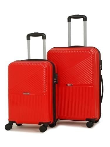 Amazon | Teakwood Set of 2 8 Wheels Trolley Bag @2399